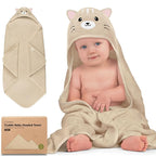 KeaBabies Hooded Baby Towel for Newborn by KeaBabies