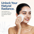 HartFelt Round Face Scrubber for Women | Reusable Facial Sponges for Daily - Image 2