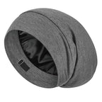 LULUSILK Mulberry Silk Lined Sleep Cap, No More Frizzy Tangled Hair, Stay On by LULUSILK