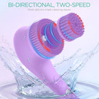 VOYOR Electric Body Brush Back Scrubber Silicone Body Scrubber Two-Way Rotating - Image 4