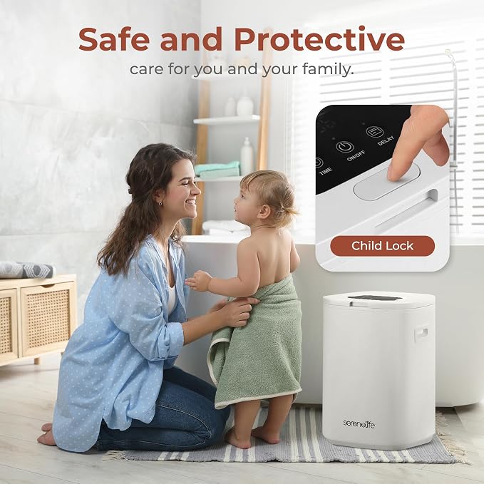 SereneLife Towel Warmer Bucket - Image 5