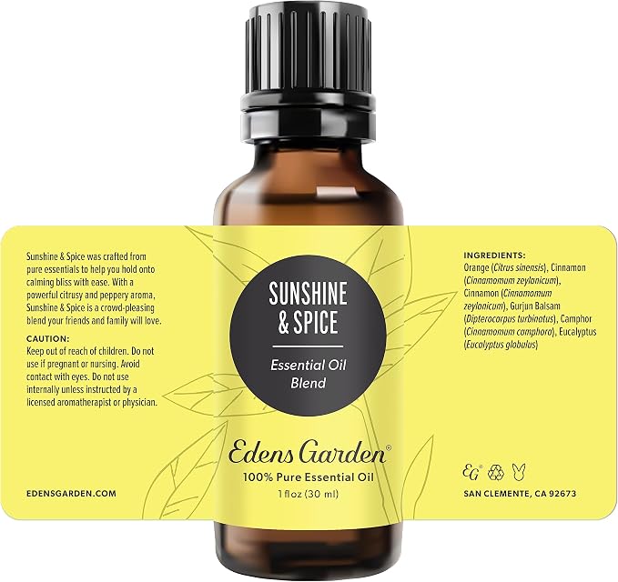 Edens Garden Sunshine Spice Essential Oil Blend- 100% Pure Premium Grade - Image 9