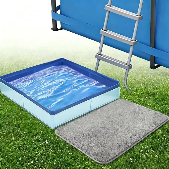 19.6"x19.6"x4.1" Lagre Pool Foot Bath Basin by Unknown