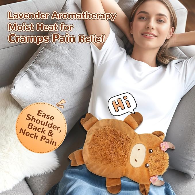 Microwave Heating Pad for Pain Relief, Back Pain, Neck Shoulder, Natural Heat - Image 6