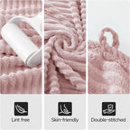 REDKISS Pink Microfiber Bath Towels Set 8 Piece - Image 6