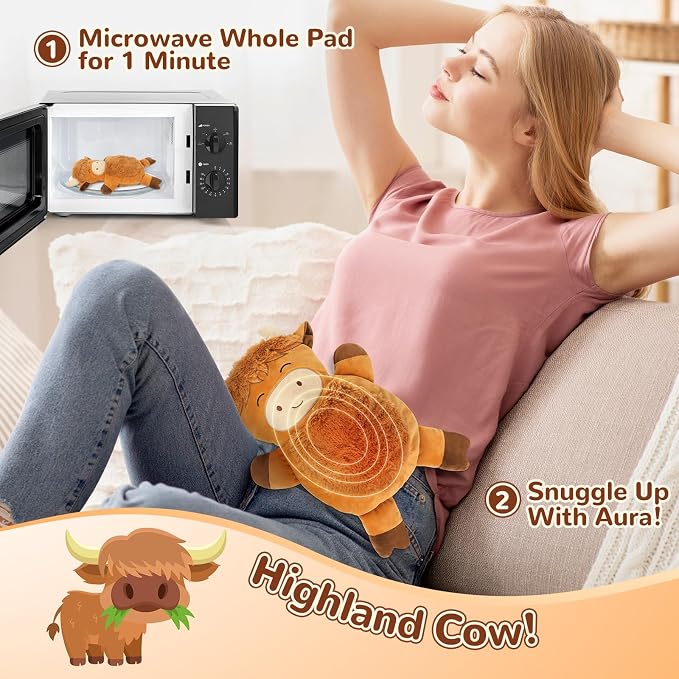 Microwave Heating Pad for Pain Relief, Back Pain, Neck Shoulder, Natural Heat - Image 2