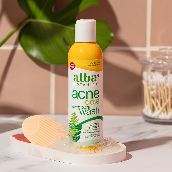Alba Botanica Acnedote Maximum Strength Deep Pore Wash, 6 Oz - Image 4