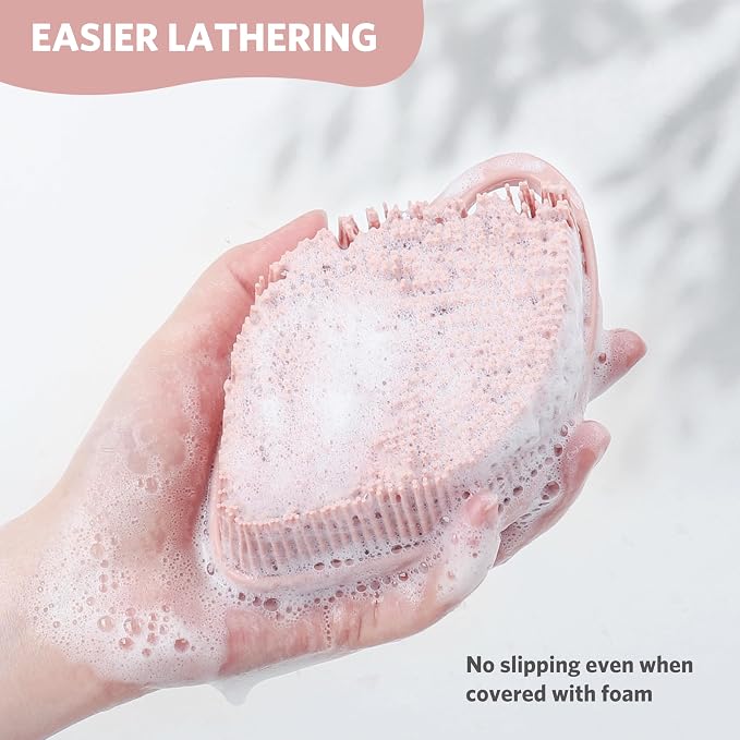 Sndyi Silicone Body Scrubber, Gentle Exfoliating Body Scrubber - Image 4