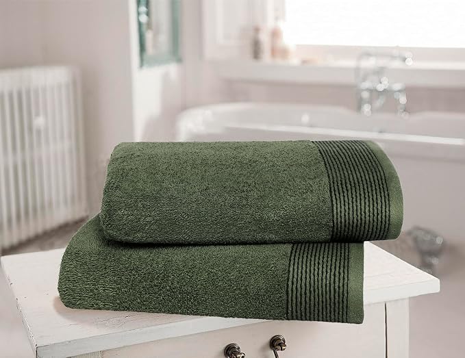 Belizzi Home Ultra Soft 2 Pack Oversized Bath Towel Set 28x55 inches, 100% - Image 2
