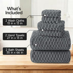 REDKISS Gray Bath Towel Sets XL - Image 2