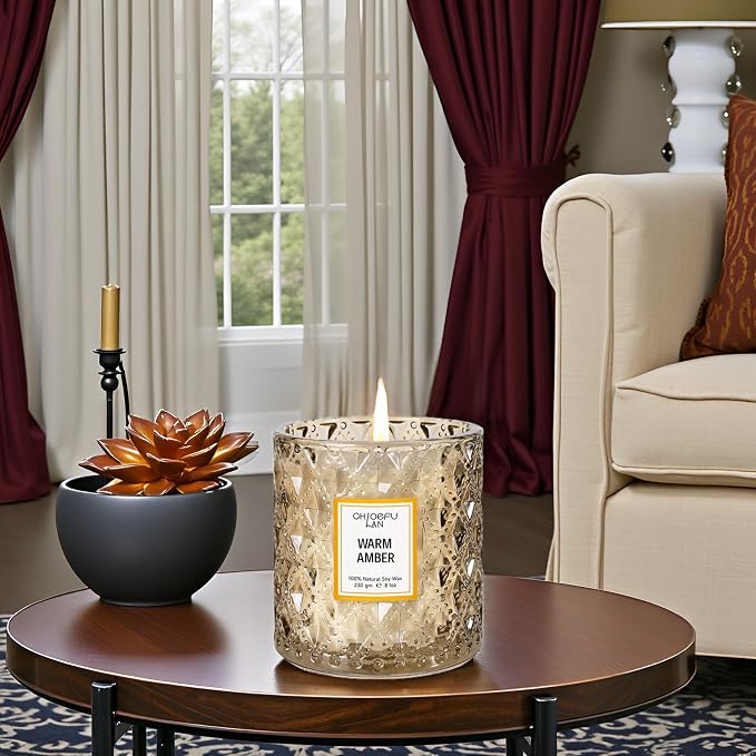 Chloefu LAN Amber Candles, Luxury Candle - Image 3
