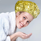 12 Pieces Deep Conditioning Caps Aluminum Foil Reusable Hair Processing Hair - Image 7