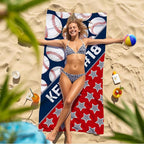 Personalized Beach Towel With Name, Custom Beach Towel with Text, Customized - Image 7