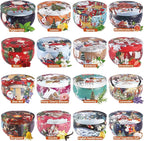 16Pack Christmas Scented Candles Gift- Aromatherapy Candle-Soy Wax-Long Lasting - Image 2