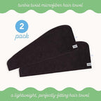 Turbie Twist 2-Pack Microfiber Hair Towel - Image 3