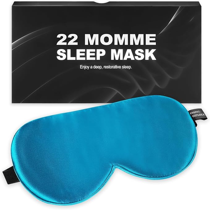 Silk Sleep Mask 100% 22 Momme Mulberry, Sleep Eye Mask by spacepower