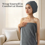 REDKISS 100% Cotton 2 Pack Luxury Bath Towels 27 x 54 Inches, Oversized Bath - Image 4