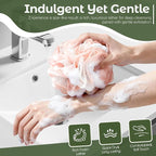 Yolaist Loofah Sponge 4 Pack, Exfoliating Body Scrubber - Image 3