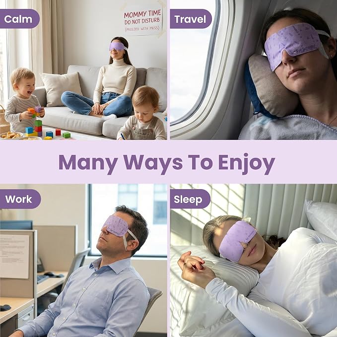Eye Serenity Steam Eye Mask, Heated Eye Mask, Self Heating Warm Compress - Image 7