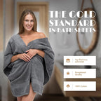 White Classic Luxury Soft Bath Sheet Towels - Image 2