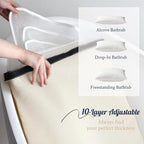 Luxury Bath Pillow for Bathtub, Soft & Comfortable Head Neck & Back Support - Image 5