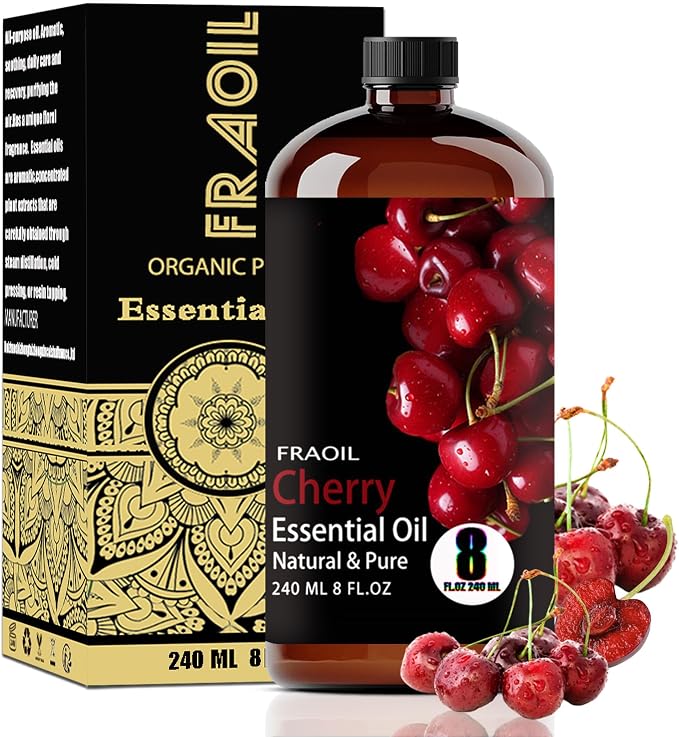 Cherry Essential Oil, Cherry Oil 8 Fl Oz 240ML by FRAOILESSENTIALOIL