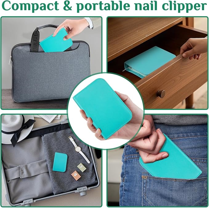 MINKINH Travel Manicure Set 26-Piece, Portable Nail Clippers Kit - Image 9
