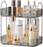 Akinbas 2 Tier Bathroom Organizer Countertop Makeup Perfume Tray Skincare by AKINBAS