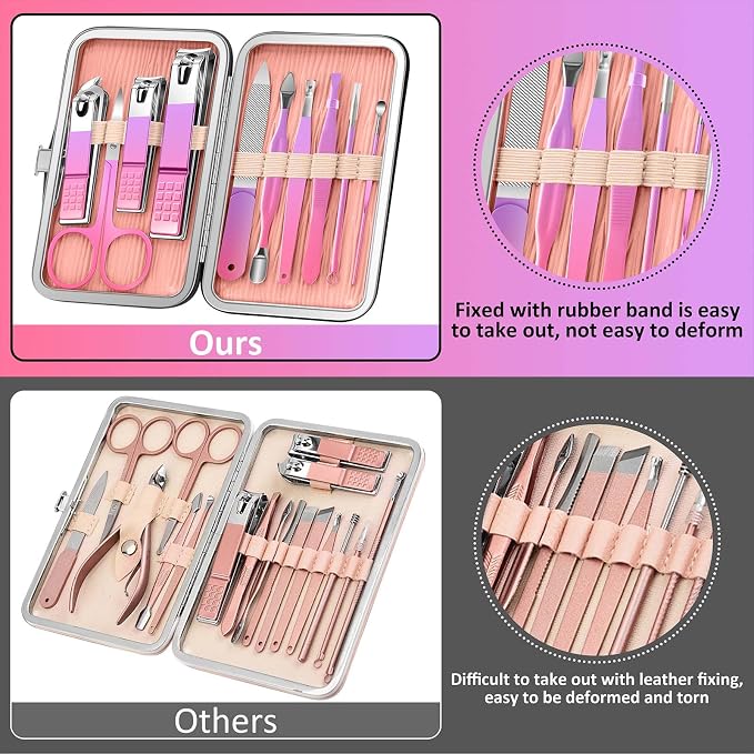 BLESWIN 10 in 1 Manicure Pedicure Kit, Manicure Kit - Image 5