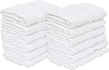 GOLD TEXTILES 48 White Economy Bath Towels Bulk Cotton Blend by GOLDTEXTILES