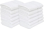 GOLD TEXTILES 48 White Economy Bath Towels Bulk Cotton Blend by GOLDTEXTILES