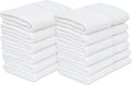 GOLD TEXTILES 12 White Economy Bath Towels Bulk Cotton Blend by GOLDTEXTILES