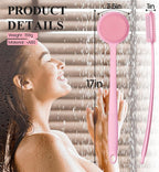 2 Pack Back Scrubber for Shower, 17in Lengthen Long Handle Body Brush, Double - Image 2