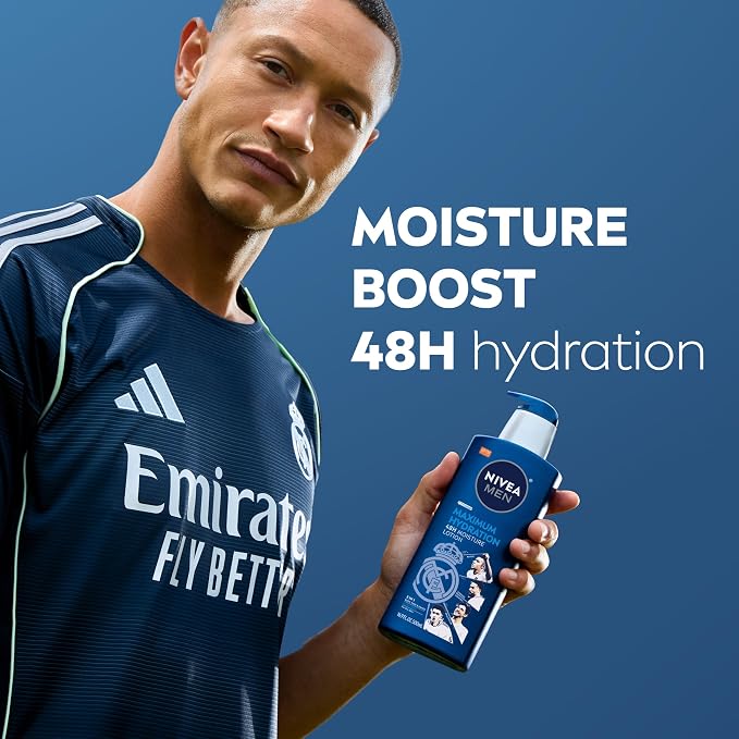 NIVEA MEN Real Madrid Limited Edition Design Maximum Hydration 48-Hour Moisture - Image 4
