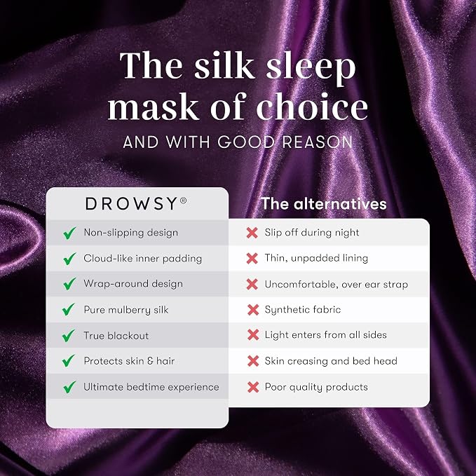 DROWSY Silk Sleep Mask - Image 4