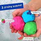 Mr. Bubble Soapy Bath Dough, Three Assorted Colors and Scents - Image 2