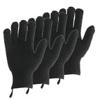 2 Pairs Bath Exfoliating Gloves by cleedy