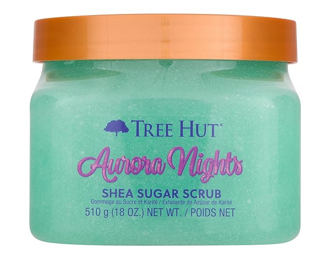 Tree Hut Aurora Nights Shea Sugar Scrub, Exfoliating, Hydrating & Moisturizing by TreeHut