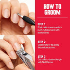 Revlon Cuticle Trimmer With Cap, High Precision V-Tip and Comfortable Grip - Image 6
