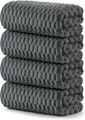 REDKISS 4 Pack Charcoal Gray Microfiber Bath Towels by REDKISSOnline