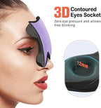 LitBear Sleep Mask for Side Sleeper Women Men, Eye Mask for Sleeping Light - Image 4