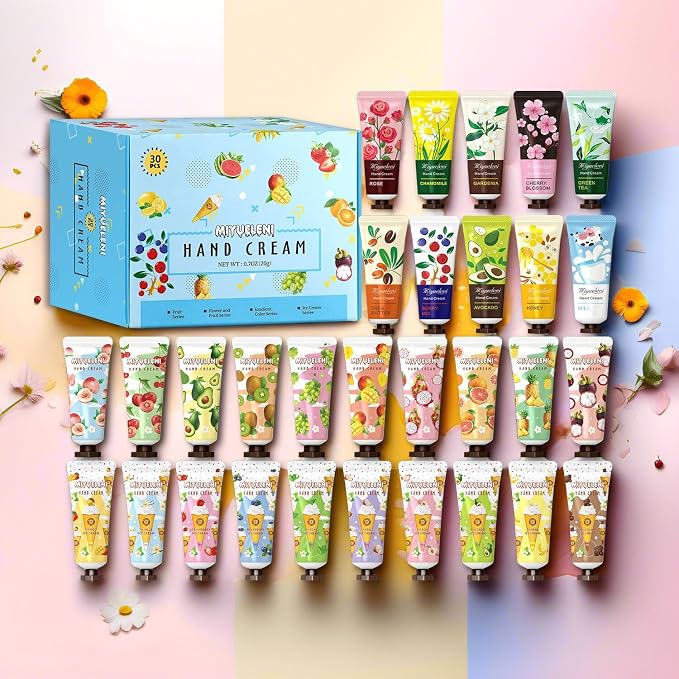 30 Pack Hand Cream Gift Set, Easter Basket Stuffers, Mothers Day Gifts - Image 3