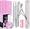 MORGLES Nail Care Kit, Manicure and Pedicure Tools Kit, 3 Nail File 100/180 by Morgles