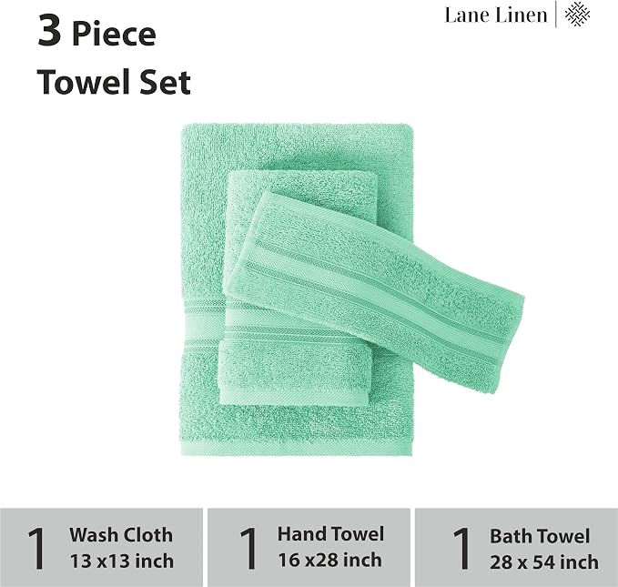 LANE LINEN Luxury Bath Towels Set - Image 3