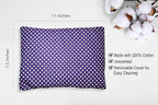 Microwavable Corn Filled Heating Pad and Cold Pack/Washable 100% Cotton Cover - Image 2