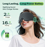 Sleep Mask with Headphones Bluetooth 5.4, LC-dolida Wireless Music Eye Mask - Image 4