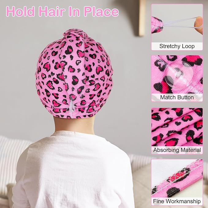 Basumee Microfiber Hair Towel Wrap - Image 3
