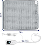 24"x20" Electric Heating pad for Back Neck Shoulder Knee Arms Legs- Electric - Image 5