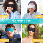 Heated Eye Steam Mask Dry Eyes Self Warm Compress Dark Circles Puffiness Set of - Image 3
