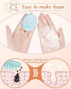 Face Scrubber, Face Cleansing Brush Blackhead Acne Pore Pad - Image 3